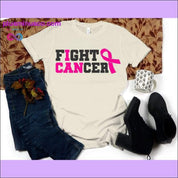 Tricouri Fight Cancer - plusminusco.com
