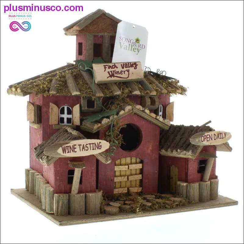 Finch Valley Winery Birdhouse ll PlusMinusco.com - plusminusco.com