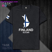 Finland Finsk Finn FIN Helsinki herre t-shirt ny Short - plusminusco.com