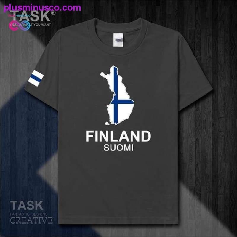 Fínsko Fínsko Fínske FIN Helsinki pánske tričko nové Krátke - plusminusco.com