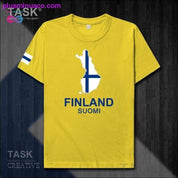 Фінляндыя Finnish Finn FIN Helsinki мужчынская футболка новая кароткая - plusminusco.com