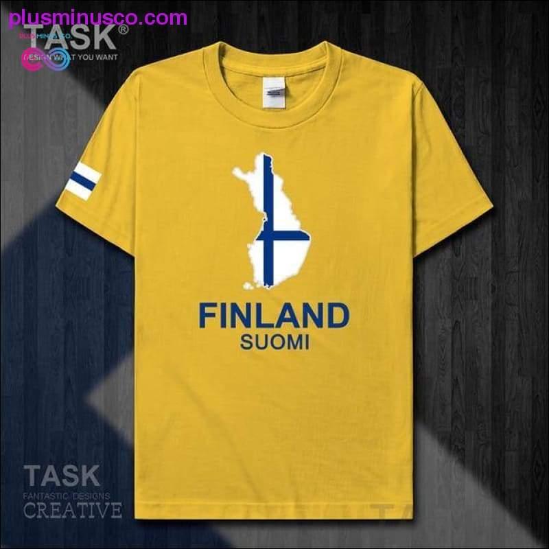 Finlandiya Fin Finn FIN Helsinki erkek tişört yeni Kısa - plusminusco.com