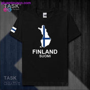 فنلندا الفنلندية الفنلندية FIN هلسنكي تي شيرت رجالي جديد قصير - plusminusco.com
