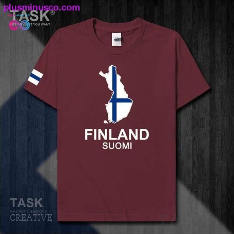 Finland Finnish Finn FIN Helsinki mens t shirt new Short - plusminusco.com
