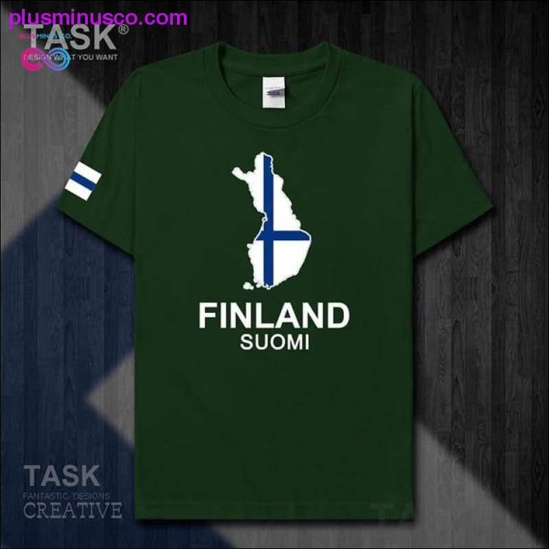 Finska Finnish Finn FIN Helsinki muška majica kratkih rukava nova kratka majica - plusminusco.com
