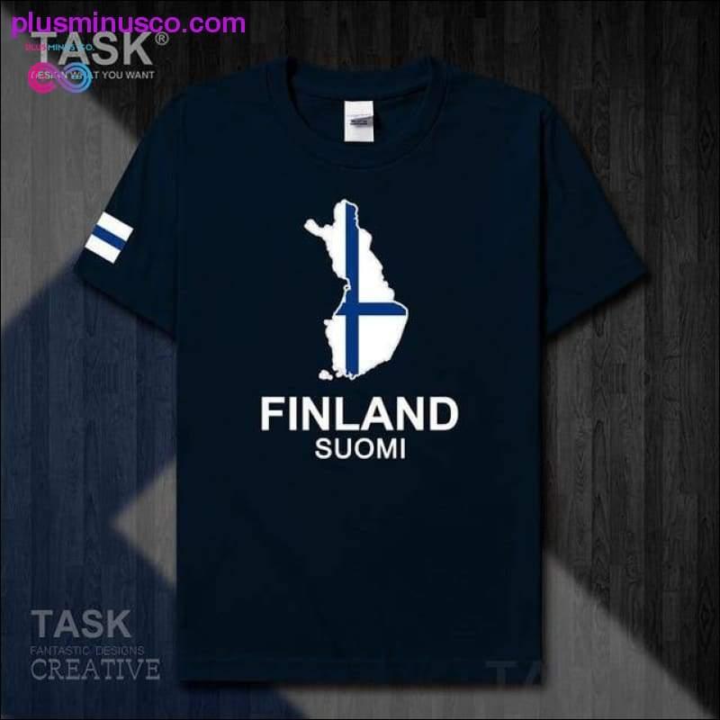 Φινλανδία Φινλανδία Finn FIN Helsinki ανδρικό μπλουζάκι νέο Short - plusminusco.com
