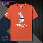 Finland Finsk Finn FIN Helsinki herre t-shirt ny Short - plusminusco.com