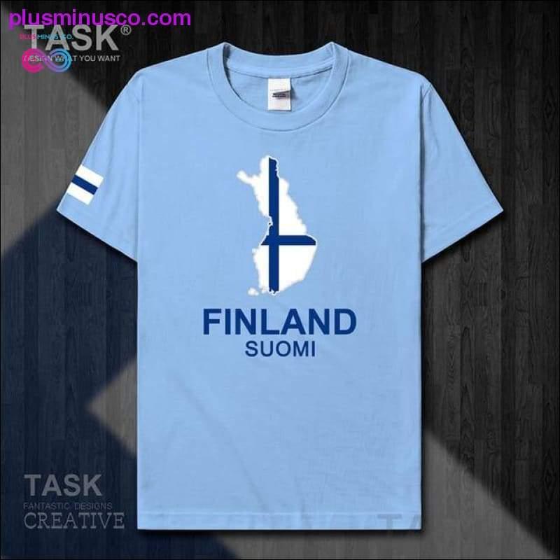 Finlande finlandais Finn FIN Helsinki hommes t-shirt nouveau court - plusminusco.com