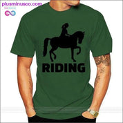 Finland Horse Riding Girl Club T Shirt Big Size Navy Blue - plusminusco.com