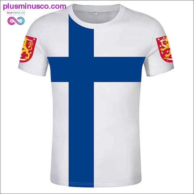 FINLAND T-shirt custom na panlalaking t-shirt Finland Sweden Finnish - plusminusco.com