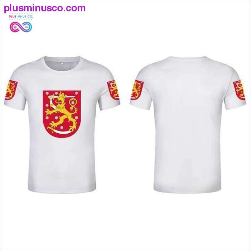 FINLAND T-shirt custom na panlalaking t-shirt Finland Sweden Finnish - plusminusco.com