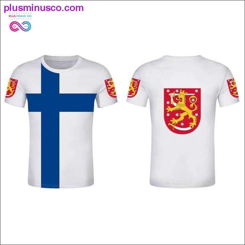 FINLAND футболка арнайы ерлерге арналған футболка Финляндия Швеция Фин - plusminusco.com