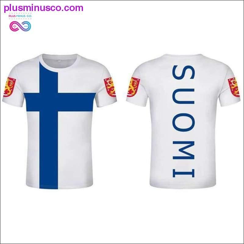 FINLAND T-shirt custom men's t-shirt Finland Sweden Finnish - plusminusco.com