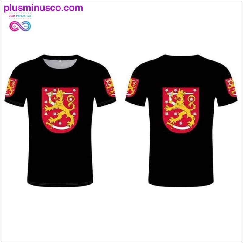 FINLAND T-shirt custom men's t-shirt Finland Sweden Finnish - plusminusco.com