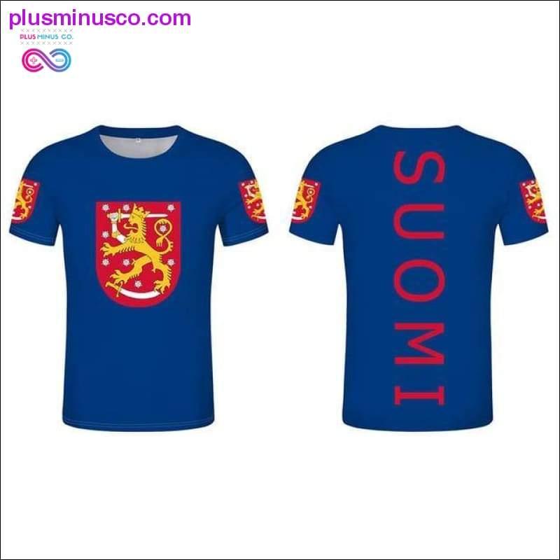 FINLAND T-shirt custom men's t-shirt Finland Sweden Finnish - plusminusco.com