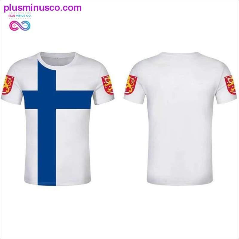 फ़िनलैंड टी-शर्ट कस्टम पुरुषों की टी-शर्ट फ़िनलैंड स्वीडन फ़िनिश - प्लसमिनस्को.कॉम