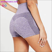 Fitness Shorts Push Up Pink Shorts Slim High Waist Bottom - plusminusco.com