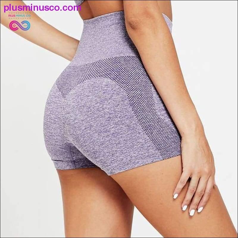 Fitness Shorts Push Up Pink Shorts Slim High Waist Bottom - plusminusco.com