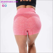 Fitness Shorts Push Up Pink Shorts Slim High Waist Bottom - plusminusco.com