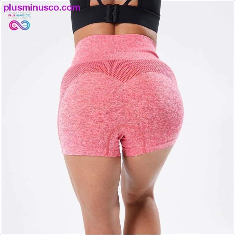 Fitness Shorts Push Up Pink Shorts Slim High Waist Bottom - plusminusco.com