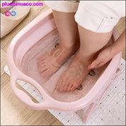 Sulankstomas pėdų vonios paprastas putojantis masažinis kibiras plastikinė pėda - plusminusco.com
