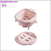 Foldable Footbath Plain Foaming Massage Bucket Plastic Foot - plusminusco.com
