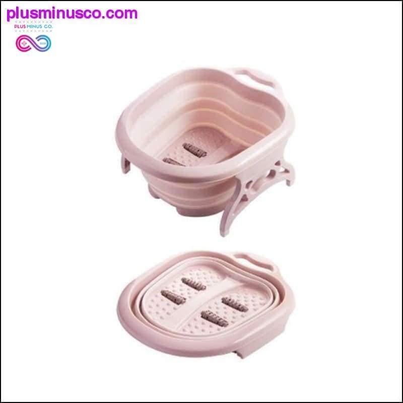 Foldable Footbath Plain Foaming Massage Bucket Plastic Foot - plusminusco.com