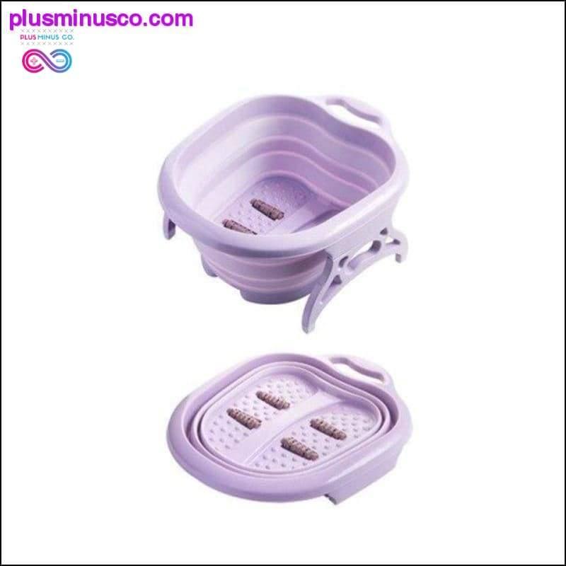 Foldable Footbath Plain Foaming Massage Bucket Plastic Foot - plusminusco.com
