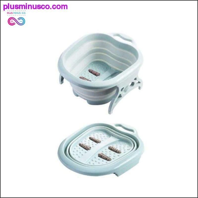 Pediluvio plegable Cubo de masaje con espuma simple Pie de plástico - plusminusco.com