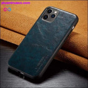 For iPhone 11/ 11 Pro/ 11 Pro Max Case Luxury Slim Leather - plusminusco.com