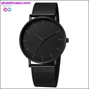 Envío gratis reloj de mujer con pulsera de malla de acero inoxidable - plusminusco.com