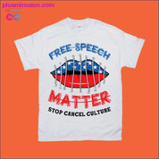 Free Speech Matter | Stop Cancel Culture | Lips American - plusminusco.com