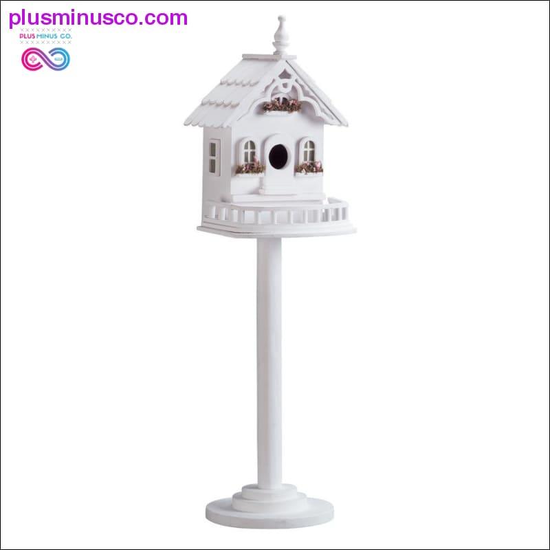 Freestanding Victorian Birdhouse ll PlusMinusco.com - plusminusco.com