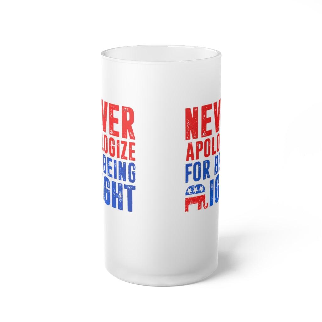 Frosted Glass Beer Mug - plusminusco.com