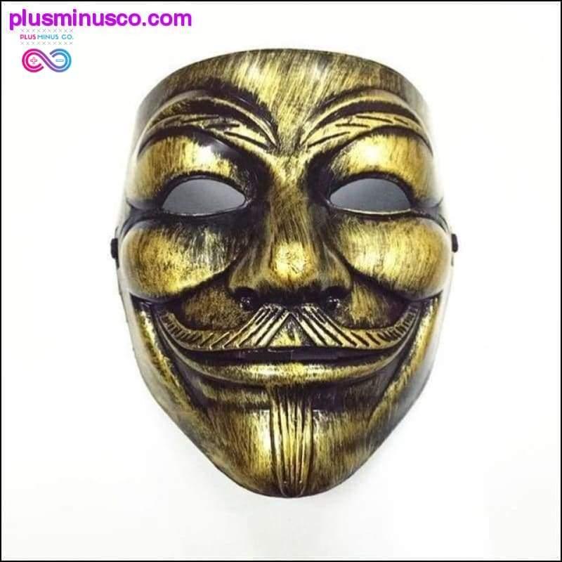 Hel ansigtsmasker til Halloween, Venetiansk karneval, Fancy - plusminusco.com