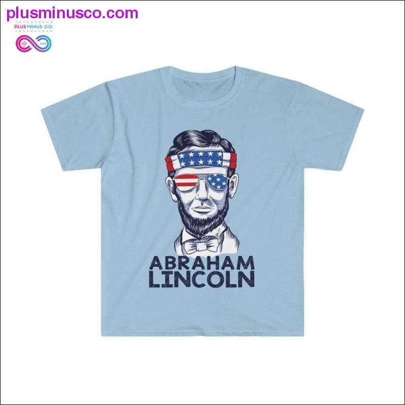मजेदार अब्राहम लिंकन टी-शर्ट - प्लसमिनस्को.कॉम