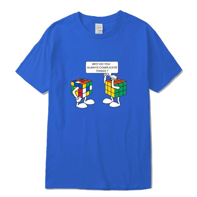 Funny Sarcastic Pun Intended T-shirt Complicated Rubics Cube - plusminusco.com