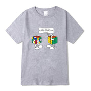 Funny Sarcastic Pun Intended T-shirt Complicated Rubics Cube - plusminusco.com