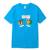 Funny Sarcastic Pun Intended T-shirt Complicated Rubics Cube - plusminusco.com