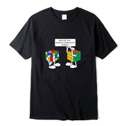 Funny Sarcastic Pun Intended T-shirt Complicated Rubics Cube - plusminusco.com