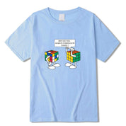 Funny Sarcastic Pun Intended T-shirt Complicated Rubics Cube - plusminusco.com
