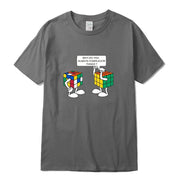 Funny Sarcastic Pun Intended T-shirt Complicated Rubics Cube - plusminusco.com
