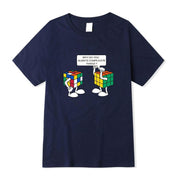 Funny Sarcastic Pun Intended T-shirt Complicated Rubics Cube - plusminusco.com