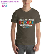 Smieklīga sociālā distancēšanās ar īsām piedurknēm sociālā distancēšanās — plusminusco.com
