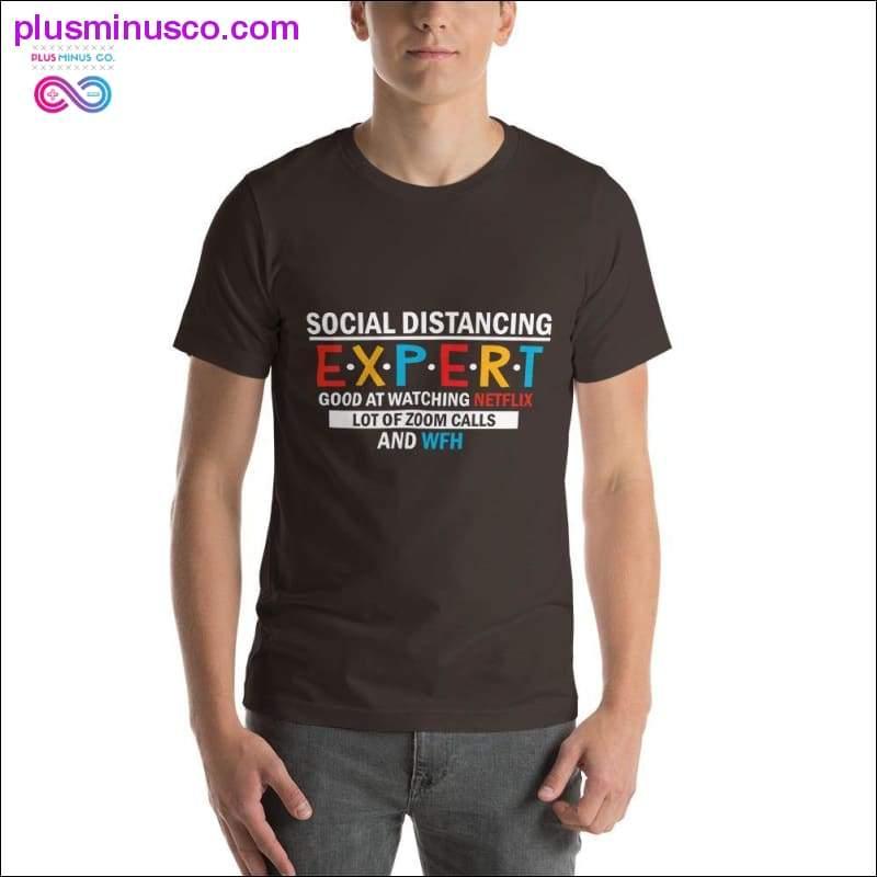 Naljakas sotsiaalselt distantseeriv lühikeste varrukatega sotsiaalset distantseeriv särk – plusminusco.com