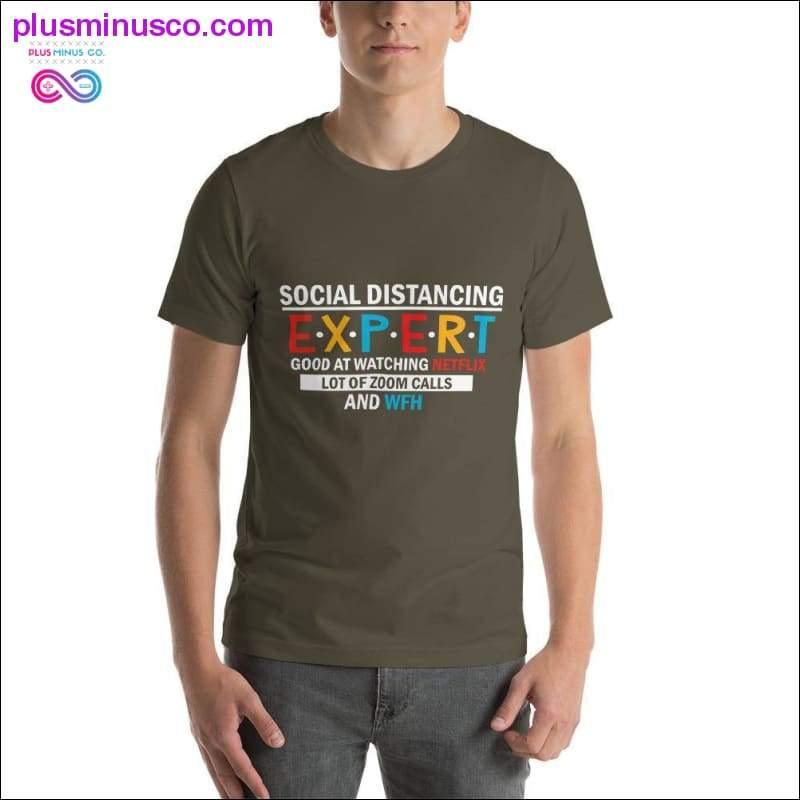Funny social Distancing Short-Sleeve Social Distancing - plusminusco.com