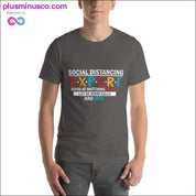 Tricou amuzant cu mânecă scurtă pentru distanțare socială - plusminusco.com