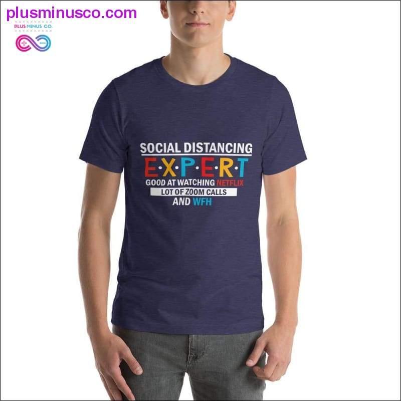 Smieklīgs sociālās distancēšanās krekliņš ar īsām piedurknēm - plusminusco.com