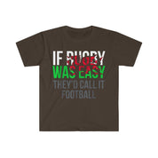Funny Welsh If Rugby is Easy, They'd Call It Football Rugby Wales Rugby T-Shirt, Rugby Fan Rugby Fan Rugby Player Shirt - plusminusco.com