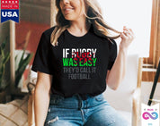 Komik Galce Rugby Kolay Olsaydı Buna Futbol Ragbi Galler Ragbi Tişörtü Derlerdi, Rugby Taraftarı Rugby Taraftarı Rugby Oyuncu Gömleği - plusminusco.com